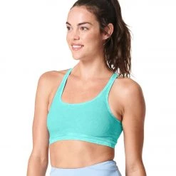 NUX Seamless Shapeshifter Yoga Sports Bra Mint Musing