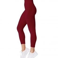 NUX Shapeshifter 7/8 Yoga Leggings Maroon Fine