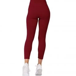 NUX Shapeshifter 7/8 Yoga Leggings Maroon Fine