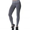 NUX Heather Yoga Leggings Black CLOTHING