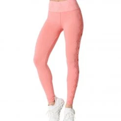 NUX Heather Yoga Leggings Coral