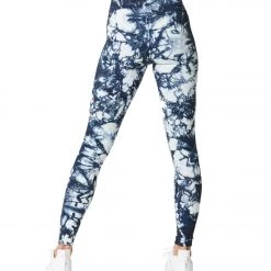 NUX One By One Hand Dye Yoga Leggings Astral Aura/White CLOTHING