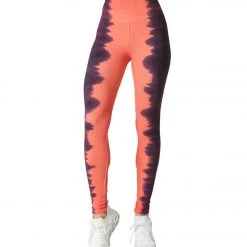 NUX One By One Hand Dye Yoga Leggings Coral/Astral Aura