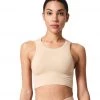 CLOTHING NUX One By One Seamless Vintage Wash Yoga Crop Peachy Sand