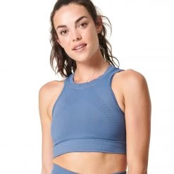 CLOTHING NUX One By One Seamless Crop Top Astral Aura