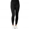 CLOTHING NUX Seamless Snake Yoga Leggings Black
