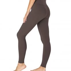 Beyond Yoga Supplex Caught In The Midi High Waisted Leggings Mocha Brown CLOTHING