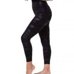 Onzie Printed Foil 7/8 Yoga Leggings Black Camo Foil CLOTHING