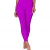 CLOTHING Onzie Ribbed 7/8 Yoga Leggings Vivid Violet Rib 2 CLOTHING Onzie Ribbed 7/8 Yoga Leggings Vivid Violet Rib