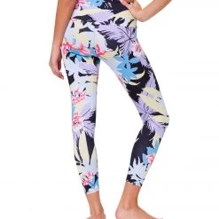 Onzie High Waisted Basic 7/8 Yoga Leggings Kauai 10 Onzie High Waisted Basic 7/8 Yoga Leggings Kauai