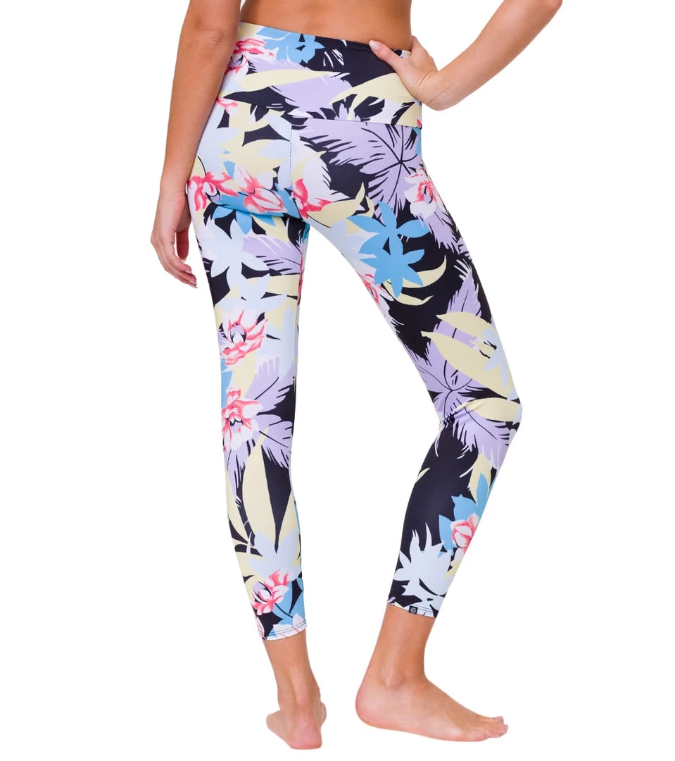 Onzie High Waisted Basic 7/8 Yoga Leggings Kauai 5 Onzie High Waisted Basic 7/8 Yoga Leggings Kauai