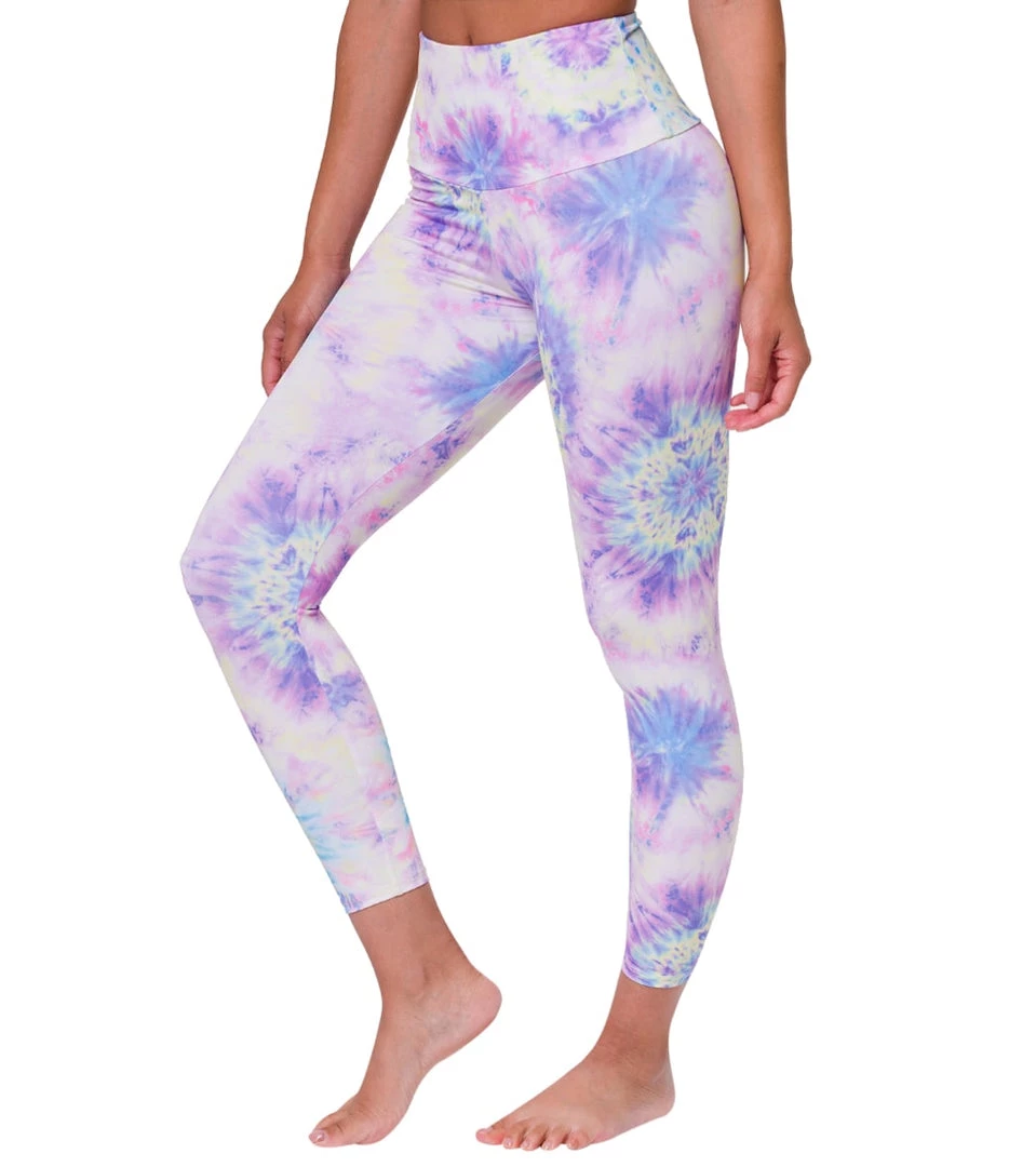 Onzie High Waisted Basic 7/8 Yoga Leggings Neon Tie Dye NEW ARRIVALS 4 Onzie High Waisted Basic 7/8 Yoga Leggings Neon Tie Dye NEW ARRIVALS