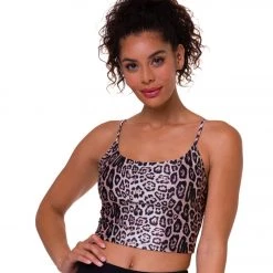 Onzie Belle Cami Yoga Crop Leopard CLOTHING