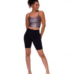 Onzie Belle Cami Yoga Crop Leopard CLOTHING 11 Onzie Belle Cami Yoga Crop Leopard CLOTHING