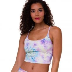 Onzie Belle Cami Yoga Crop Neon Tie Dye CLOTHING