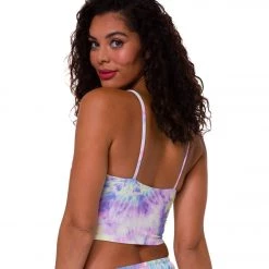 Onzie Belle Cami Yoga Crop Neon Tie Dye CLOTHING
