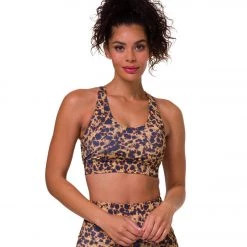 Onzie Warrior Yoga Sports Bra Tortoise Shell CLOTHING
