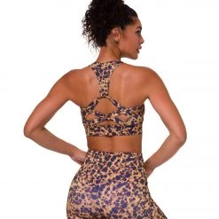 Onzie Warrior Yoga Sports Bra Tortoise Shell CLOTHING