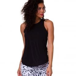 Onzie Twisted Yoga Tank Black