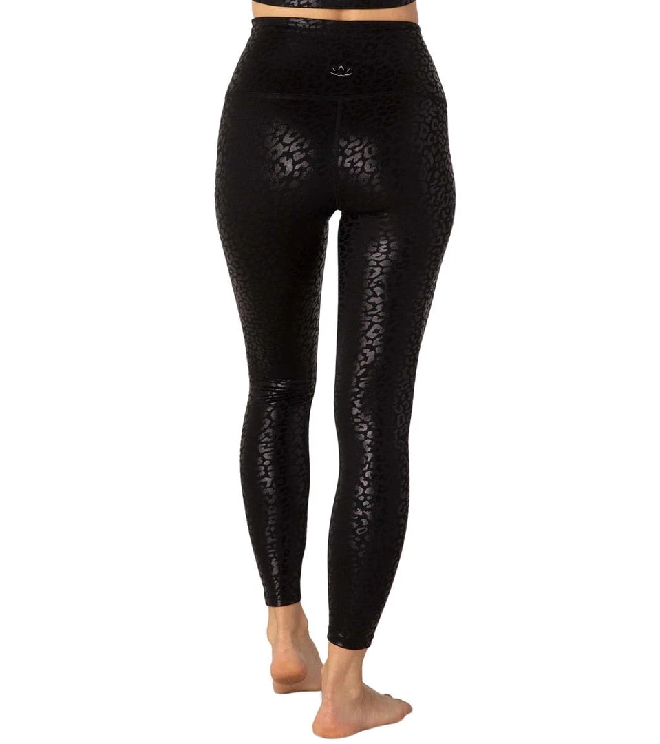CLOTHING Beyond Yoga Shiny Leopard High Waisted 7/8 Yoga Leggings Black/Shiny Black Leopard 6 CLOTHING Beyond Yoga Shiny Leopard High Waisted 7/8 Yoga Leggings Black/Shiny Black Leopard