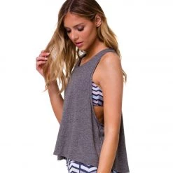 CLOTHING Onzie Vintage Yoga Tank Gray