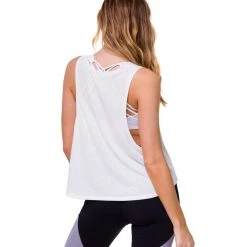 Onzie Vintage Yoga Tank White