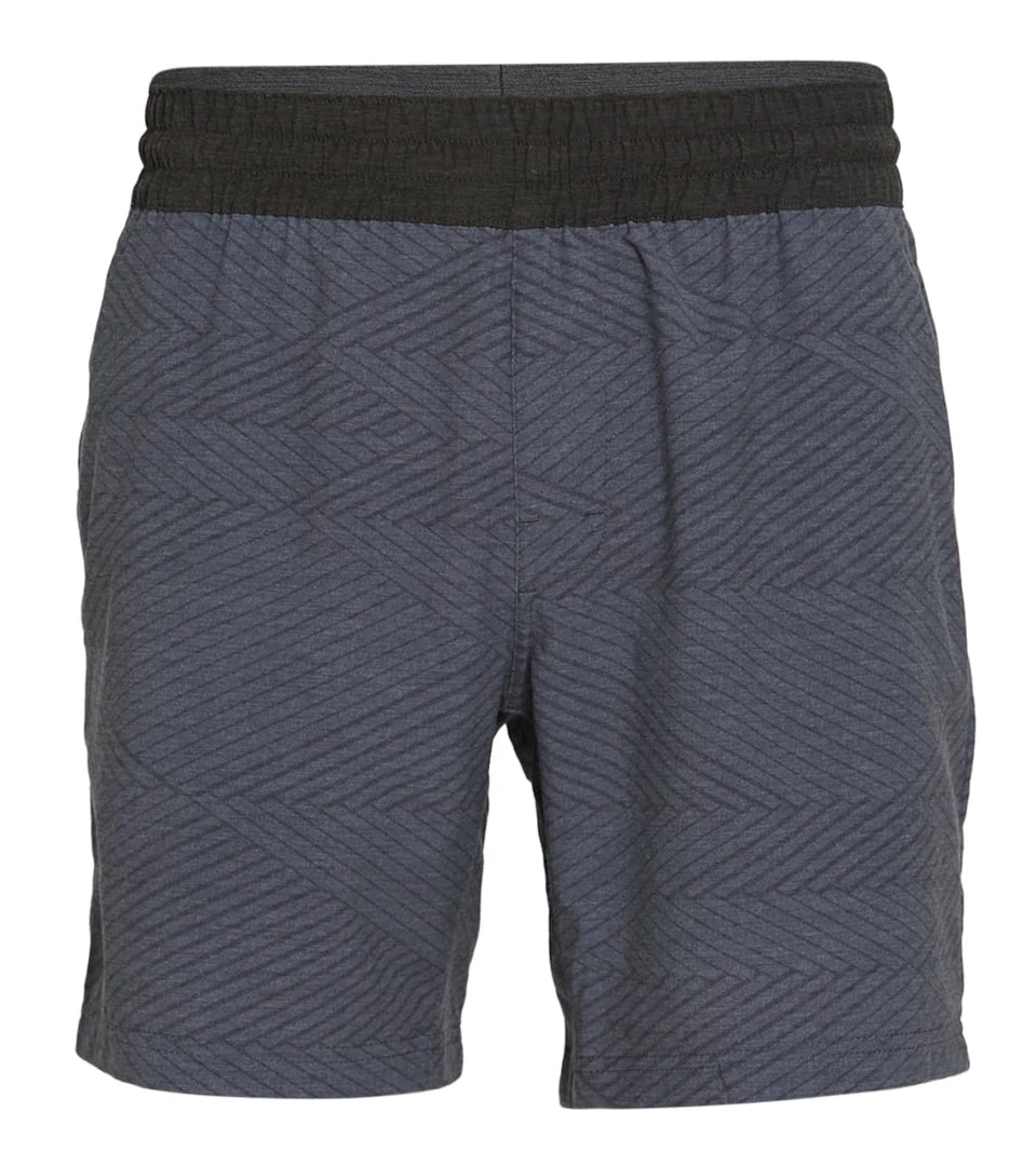 PrAna Men's The Slope 7" Inseam Yoga Shorts Charcoal Weaver 3 PrAna Men's The Slope 7" Inseam Yoga Shorts Charcoal Weaver