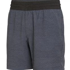 PrAna Men's The Slope 7" Inseam Yoga Shorts Charcoal Weaver