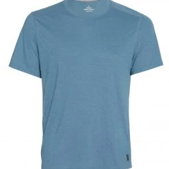 PrAna Men's Prospect Heights Crew Neck T-Shirt Admiral Blue CLOTHING