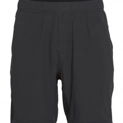 PrAna Men's Heiro 8" Inseam Non Lined Yoga Shorts Black
