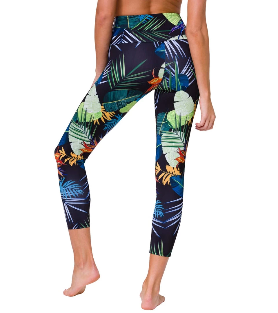 NEW ARRIVALS Onzie High Waisted Basic 7/8 Yoga Leggings Rainforest 5 NEW ARRIVALS Onzie High Waisted Basic 7/8 Yoga Leggings Rainforest