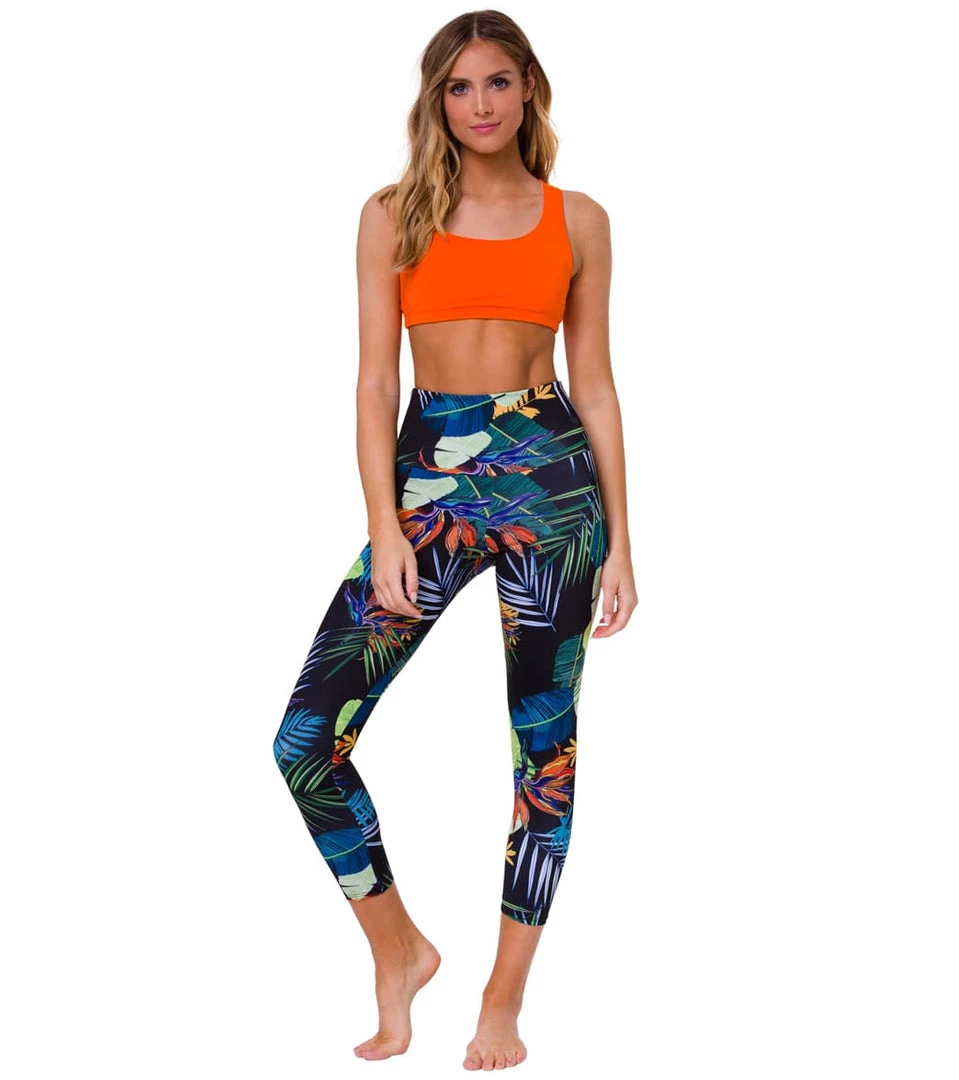 NEW ARRIVALS Onzie High Waisted Basic 7/8 Yoga Leggings Rainforest 6 NEW ARRIVALS Onzie High Waisted Basic 7/8 Yoga Leggings Rainforest