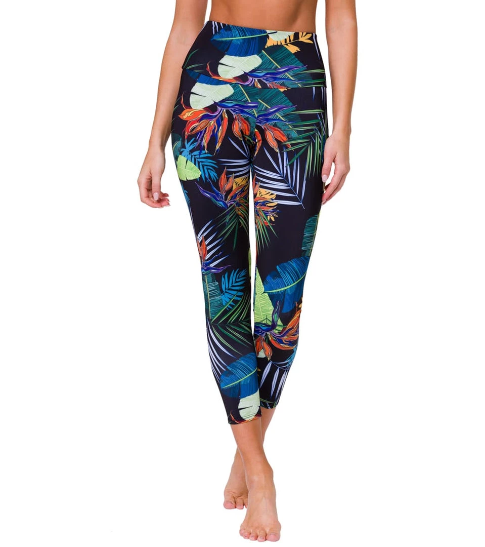 NEW ARRIVALS Onzie High Waisted Basic 7/8 Yoga Leggings Rainforest 8 NEW ARRIVALS Onzie High Waisted Basic 7/8 Yoga Leggings Rainforest