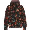 PrAna Polar Escape Half Zip Jacket Black Fleur