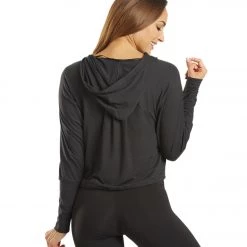 CLOTHING PrAna Inigma After Yoga Hoodie Solid Black