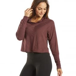 PrAna Inigma After Yoga Hoodie Raisin CLOTHING