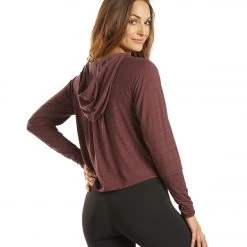 PrAna Inigma After Yoga Hoodie Raisin CLOTHING