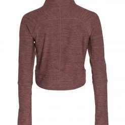 CLOTHING PrAna Zandra Funnel Neck Raisin Heather
