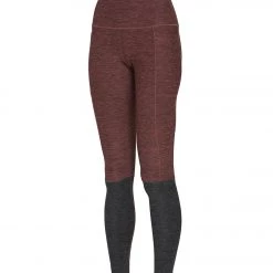 CLOTHING PrAna Zandra 7/8 Yoga Leggings Raisin Heather 8 CLOTHING PrAna Zandra 7/8 Yoga Leggings Raisin Heather