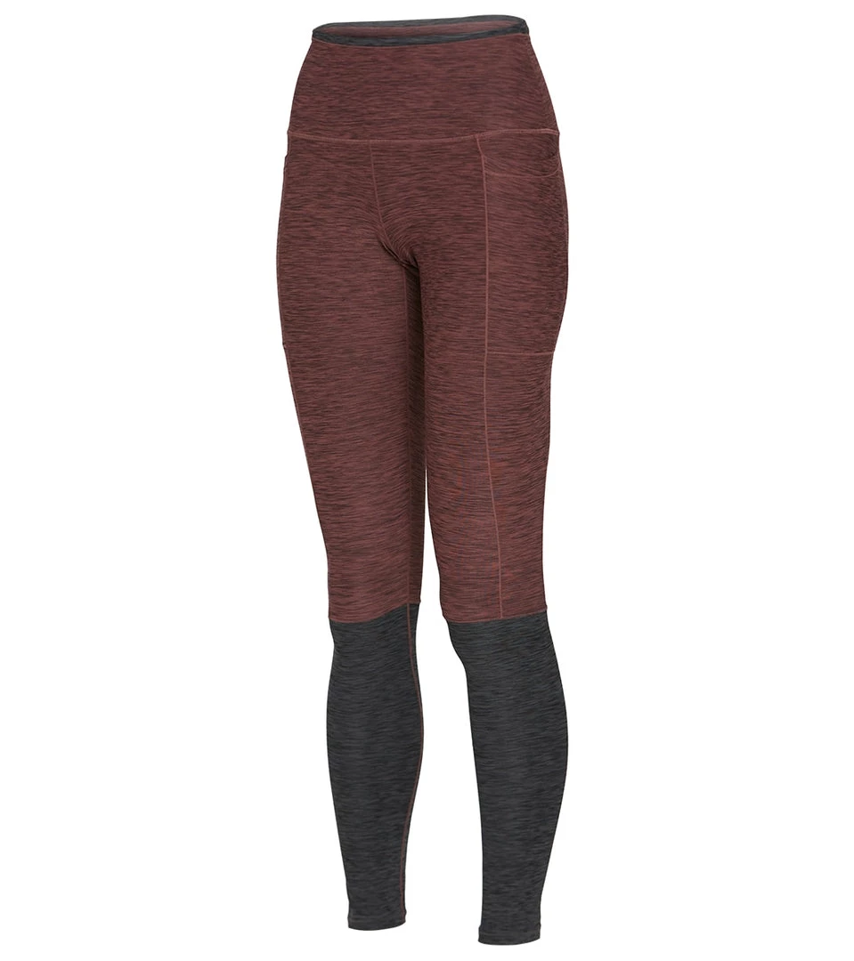 CLOTHING PrAna Zandra 7/8 Yoga Leggings Raisin Heather 4 CLOTHING PrAna Zandra 7/8 Yoga Leggings Raisin Heather