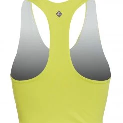 PrAna Momento Yoga Crop Top Chartreuse