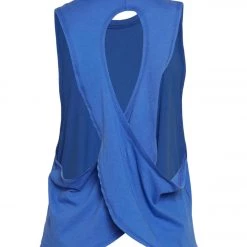 Spiritual Gangster Namaste Surplice Back Swing Yoga Tank Bluebell 7 Spiritual Gangster Namaste Surplice Back Swing Yoga Tank Bluebell