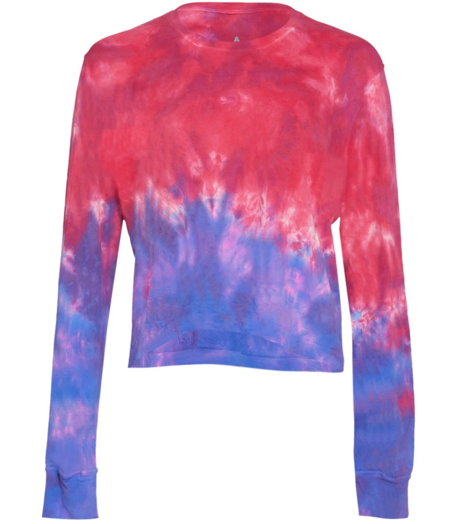 Spiritual Gangster Supernova Long Sleeve Pullover Watermelon Purple Tie Dye CLOTHING 3 Spiritual Gangster Supernova Long Sleeve Pullover Watermelon Purple Tie Dye CLOTHING