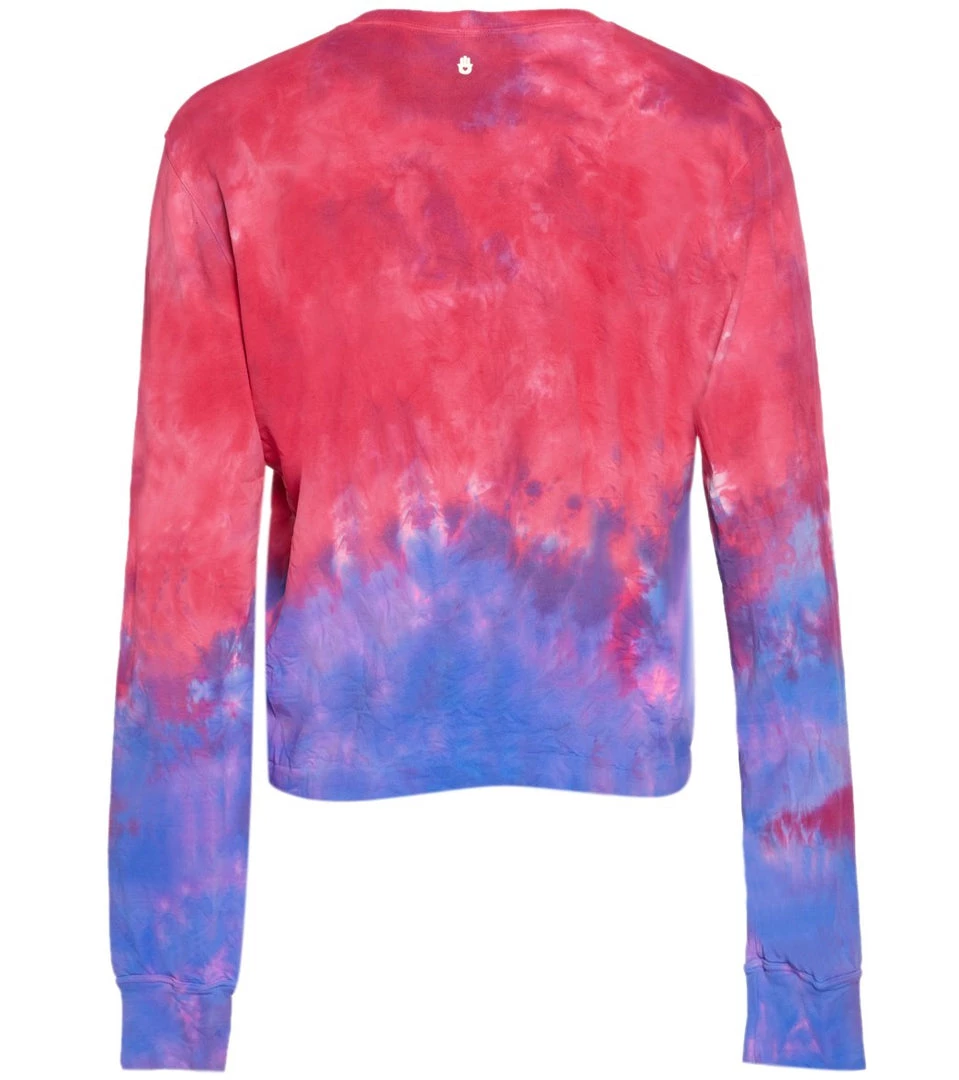 Spiritual Gangster Supernova Long Sleeve Pullover Watermelon Purple Tie Dye CLOTHING 4 Spiritual Gangster Supernova Long Sleeve Pullover Watermelon Purple Tie Dye CLOTHING