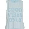 Spiritual Gangster Good Vibes Active Flow Yoga Top Sky CLOTHING 2 Spiritual Gangster Good Vibes Active Flow Yoga Top Sky CLOTHING