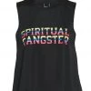 Spiritual Gangster SGV Active Yoga Crop Tank Black CLOTHING