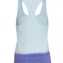 Spiritual Gangster Dulce Racerback Yoga Tank Blue Purple Dip Dye