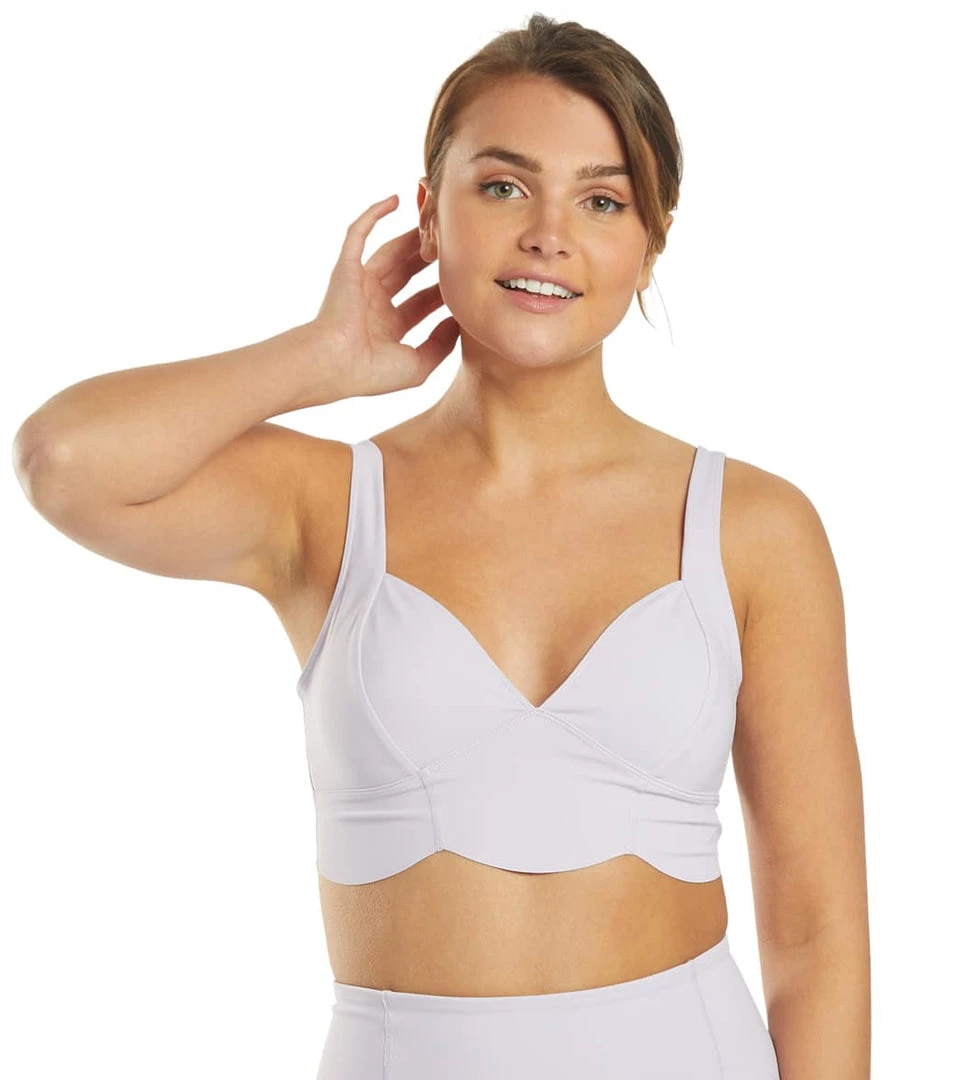 Free People Petal Pusher Yoga Sports Bra Lavender 3 Free People Petal Pusher Yoga Sports Bra Lavender