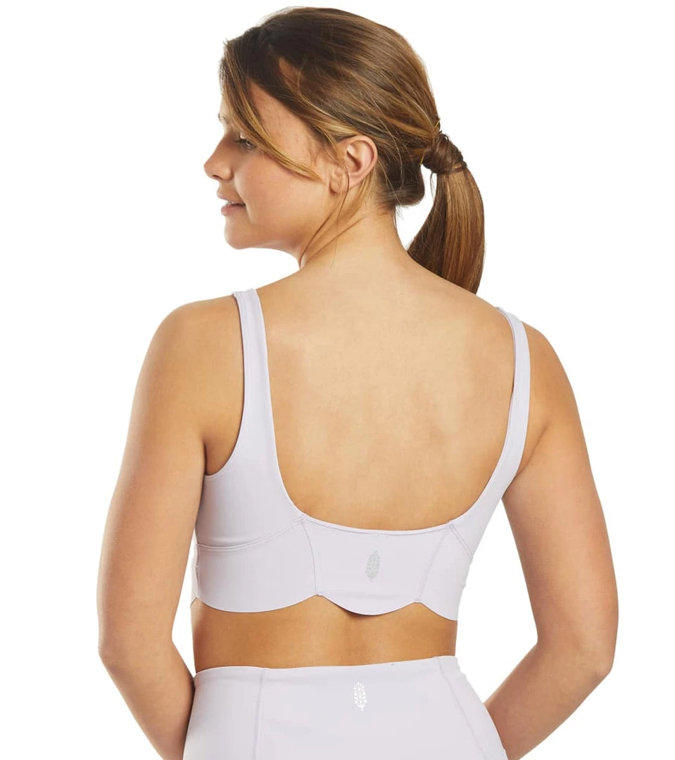 Free People Petal Pusher Yoga Sports Bra Lavender 5 Free People Petal Pusher Yoga Sports Bra Lavender