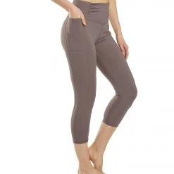 Free People Breathe Easy Yoga Capris Dark Purple